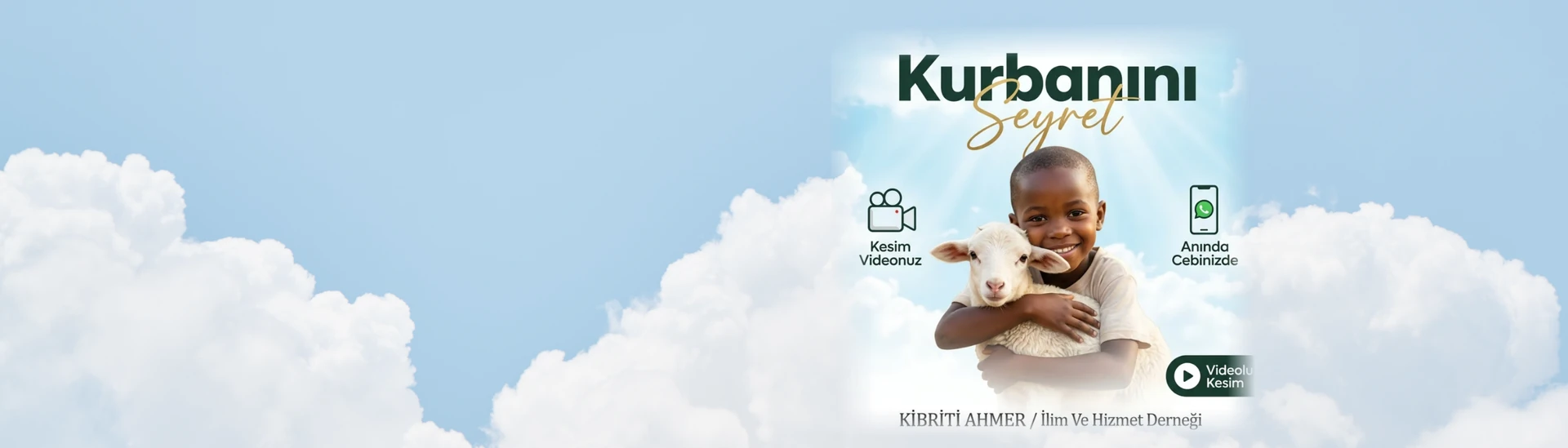 Kibriti Ahmer gönüllüleri kurban dağıtımı